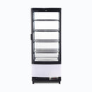 Countertop Fridge - 98L - 1 Door - Curved Glass - LED - Black - CT0100G4BC
