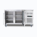 Under Bench Display Fridge - 282L - 2 Doors - Glass - Hinged Door - UBC1360GD-NR