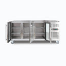 Under Bench Display Fridge - 417L - 3 Doors - Glass - Hinged Door - LED - UBC1795GD-NR