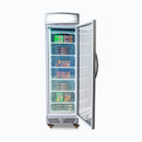 Upright Display Freezer – 300L – 1 Door – Flat Glass – Lightbox UF0374LS-NR