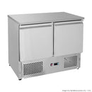 GNS900B Two Door Compact Workbench Fridge