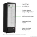 Thermaster Upright Glass Door Beverage Fridge - SDC-258B