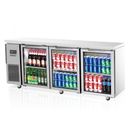 Skipio SGR18-3 Three Glass Doors Underbench Fridge - 505 Litres