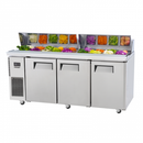 Skipio SHR18-3 Salad Side Prep Table with Hood Lid - cafeappliance.com.au