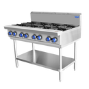 Cookrite AT80G8B-F-LPG 8 Burner Cook Top LPG-Cafeappliance.com.au