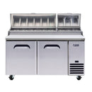 Pizza Prep Table Two Door 1700mm Wide 1