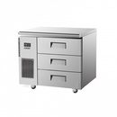 Skipio SUR9-3D-3 Underbench Drawer Fridge - 179 Litres