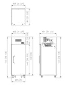 Top Mount Upright Fridge One Door 480L 2