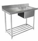 WSS17165L Mixrite Stainless Steel Dishwasher Single Inlet Sink W1200 x D700 x H900