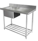 WSS17120L Mixrite Stainless Steel Dishwasher Single Inlet Sink