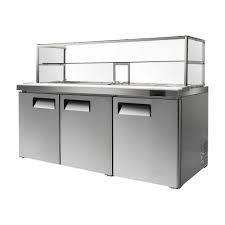 Atosa MSF8304G 3 DOOR SANDWICH BAR WITH GLASS CANOPY 1846mm