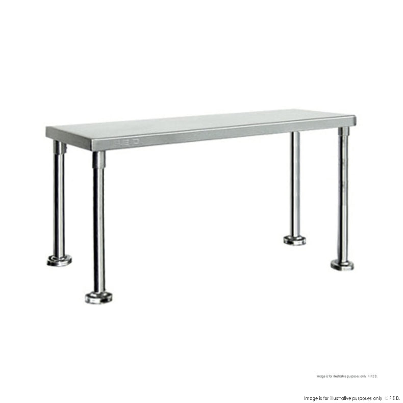 Single Tier 400mm Deep Workbench Overshelf 450mm High WBO1-1500-400