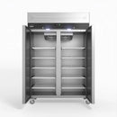 1000 Litre Upright Double Stainless Steel Door Fridge