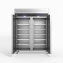 1300 Litre Upright Double Stainless Steel Door Fridge