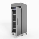 650L Single Door Fridge Stainless Steel