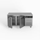 Commercial Two Door Worktop / Under Bench Fridge 800mm Depth