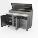 2 Door Saladette With 1/3 Gn Trays X 7