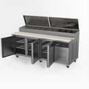 3 Door Saladette With 1/3 Gn Trays X 10