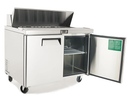 Atosa MSF8302 Two Door Sandwich Prep Table Fridge 1225 mm