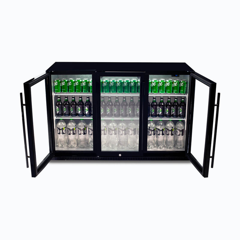 Bromic Three Door Back Bar Fridge 307 Litre - BB0330GD-NR