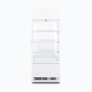 Countertop Fridge - 78L - 1  Door - Flat Glass - LED - White - CT0080G4LW-NR