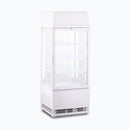 Countertop Fridge - 78L - 1  Door - Flat Glass - LED - White - CT0080G4LW-NR