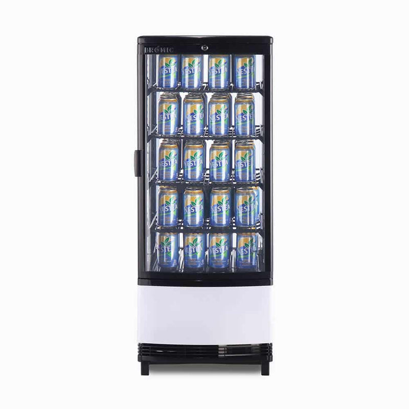 Countertop Fridge – 98L – 1 Door – Curved Glass CT0100G4BC-NR