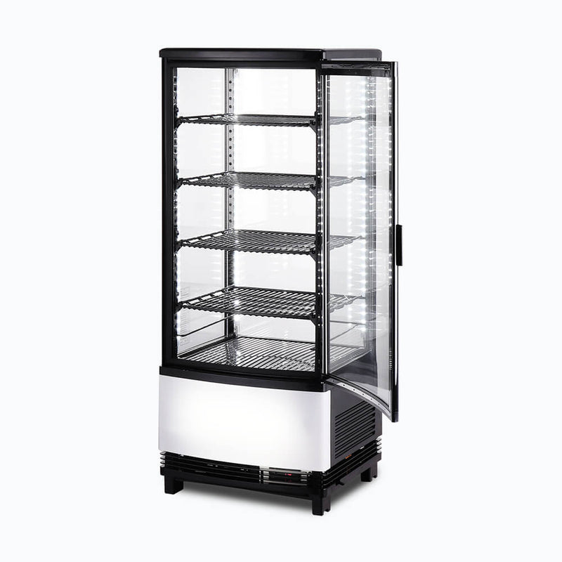 Countertop Fridge – 98L – 1 Door – Curved Glass CT0100G4BC-NR