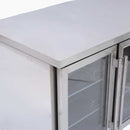 Under Bench Display Fridge - 282L - 2 Doors - Glass - Hinged Door - UBC1360GD-NR