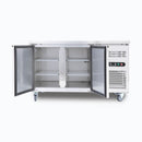 Under Bench Storage Fridge - 282L - 2 Doors - LED - Stainless Steel - UBC1360SD-NR