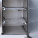 Under Bench Storage Fridge - 417L - 3 Doors -  LED - Stainless Steel - UBC1795SD