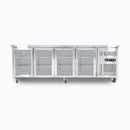 Under Bench Display Fridge - 553L - 4 Doors - Glass - Hinged Door - LED - UBC2230GD