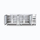 Under Bench Display Fridge - 553L - 4 Doors - Glass - Hinged Door - LED - UBC2230GD