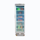 Commercial Upright Display Freezer - 300L - 1 Door - Flat Glass - LED - UF0374S