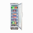 Commercial Upright Display Freezer - 300L - 1 Door - Flat Glass - LED - UF0374S