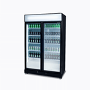 Upright Display Fridge – 885L – 2 Doors – Flat Glass – Black - GM0900LBECO