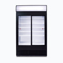 Upright Display Fridge - 945L - Sliding Glass Door - LED - Lightbox - GM0980LS-NR