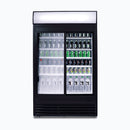 Upright Display Fridge - 945L - Sliding Glass Door - LED - Lightbox - GM0980LS-NR