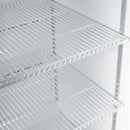 Upright Display Fridge - 960L - 2  Doors - Flat Glass - Cassette - LED - Black - GM1000LBCAS