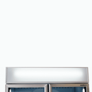 Upright Display Fridge - 960L - 2 Doors - Flat Glass - Cassette - LED - White - GM1000LWCAS