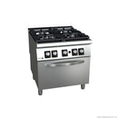 Fagor 900 Series Gas 4 Burner with Gas Oven - C-G941H