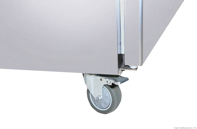 SUF1500 Three Door SS Upright Display Freezer
