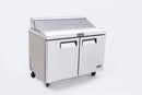 Atosa MSF8302 Two Door Sandwich Prep Table Fridge 1225 mm