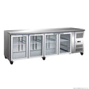 Thermaster Glass Door Workbench Fridge - GN4100TNG