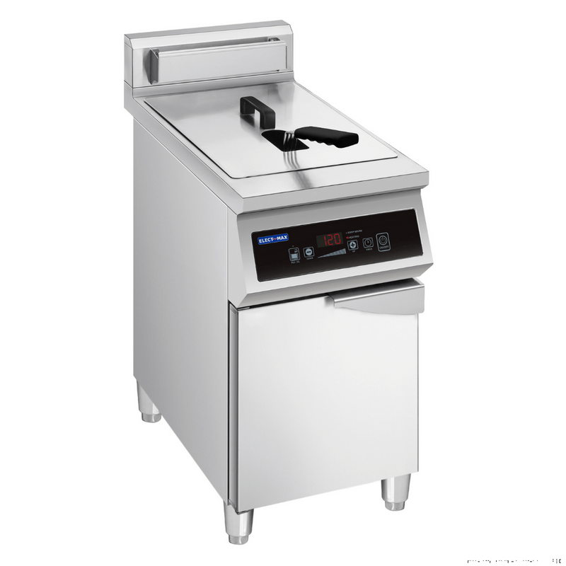 Electmax 700 Series Induction Single Fryer with Splashback IFS7-30L