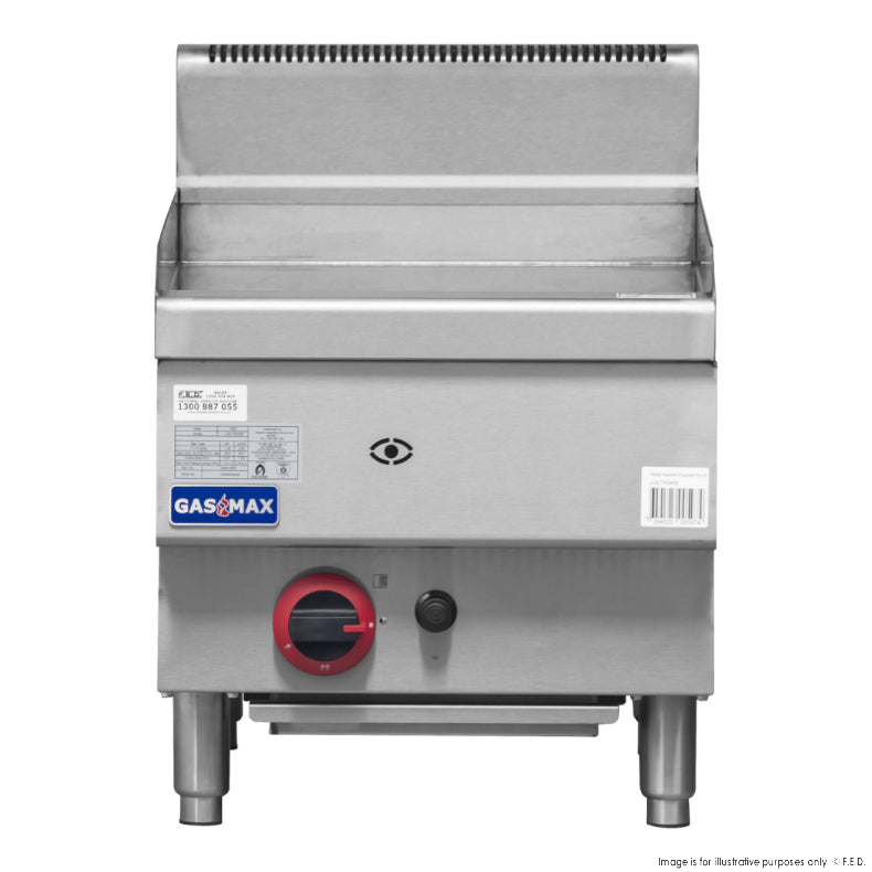 GASMAX Benchtop Single Bunner Griddle LPG Gas - JUS-TRG40ELPG