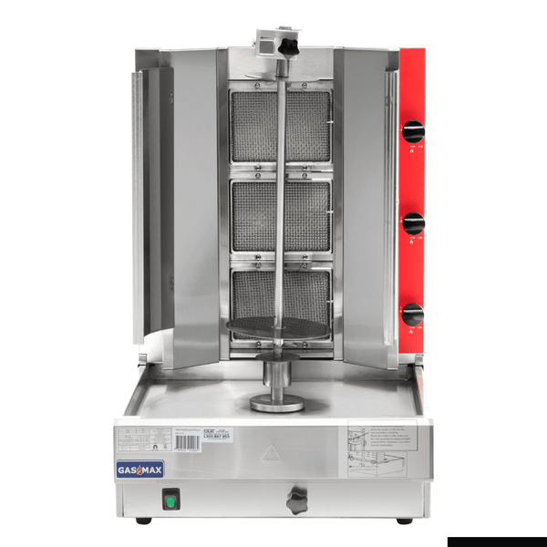 GasMax Semi-automatic 3 Burner LPG Kebab Machine - KB-3LPG