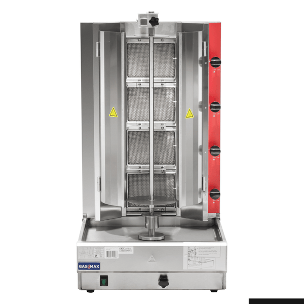 Gasmax Semi-automatic 4 Burner LPG Kebab Machine - KB-4LPG