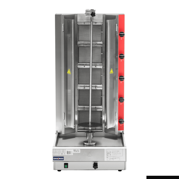 GasMax Semi-automatic 5 Burner NG Kebab Machine KB-5 NG