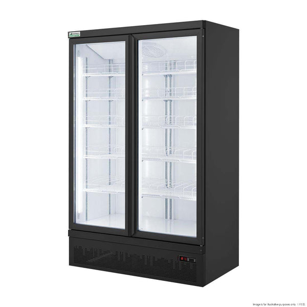 Double Door Supermarket Fridge - LG-1000BGBM